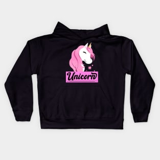 Pink Unicorn Kids Hoodie